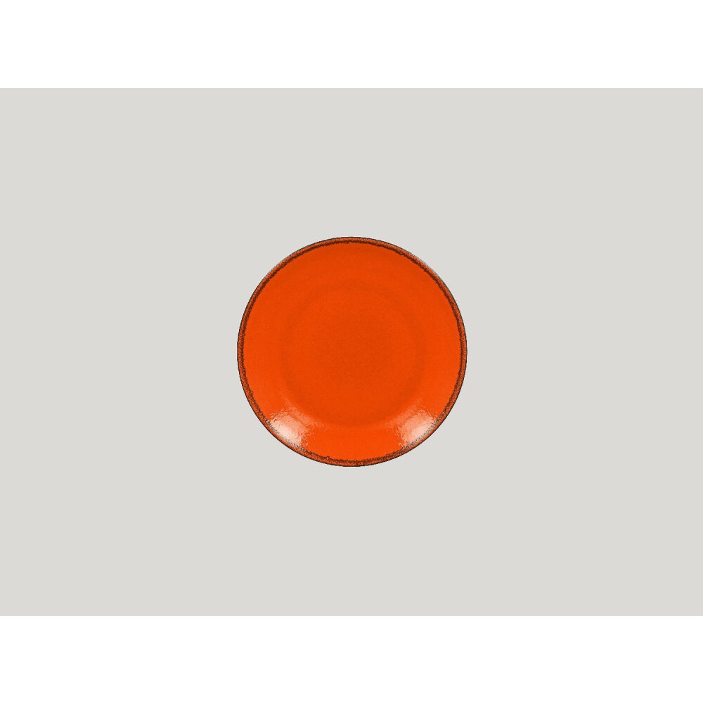 RAK FIRE Teller flach coupe – orange d 18cm/