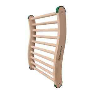 Dewello® Sauna Rückenlehne Rückenstütze aus Hemlock-Holz, ergonomisch geformt, Anti-Rutsch Enden, Holz Lehne Saunazubehör