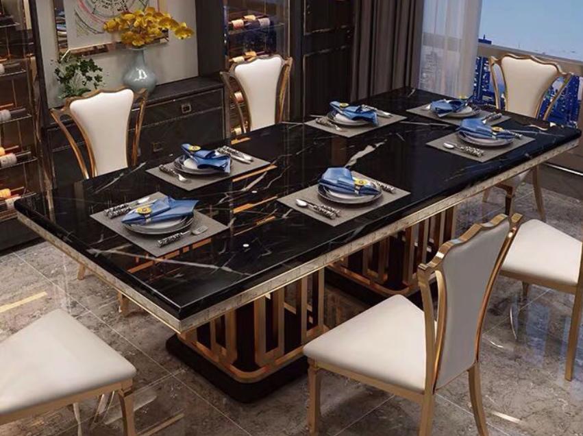 Luxus Moderner Marmor Stil Esstisch Möbel Tisch Tische Esszimmer Design Küche