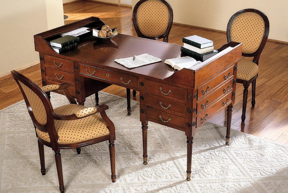 Tisch mit Stuhl Holzschreibtisch Schreibtisch mit Schubladen Arbeitstisch 2tlg