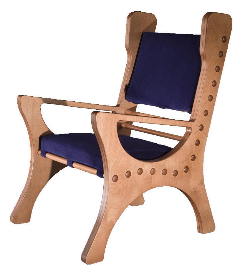Esszimmer Stuhl 1 Sitzer Sessel Holz Luxus Klasse Barock Rokoko Design Möbel Neu