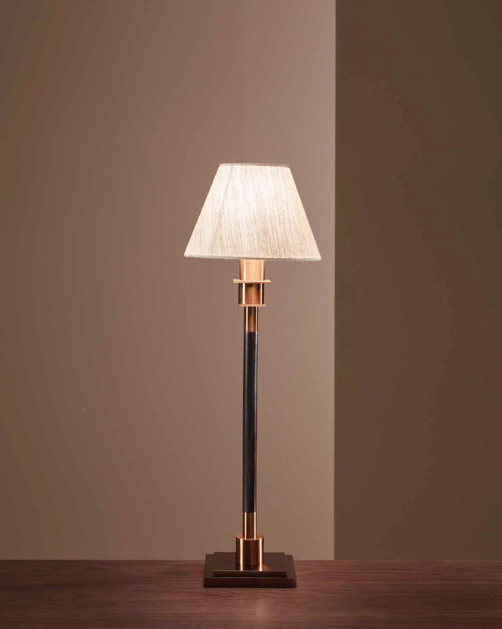Tischleuchte Wohnzimmer Tischlampe Schlafzimmer Lampe Metall neu