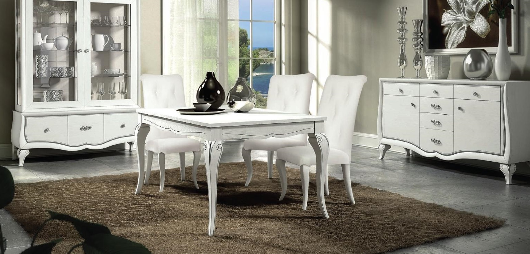 Tisch Holz Tische Modern Design Esszimmer Ess Luxus Italien Esstisch