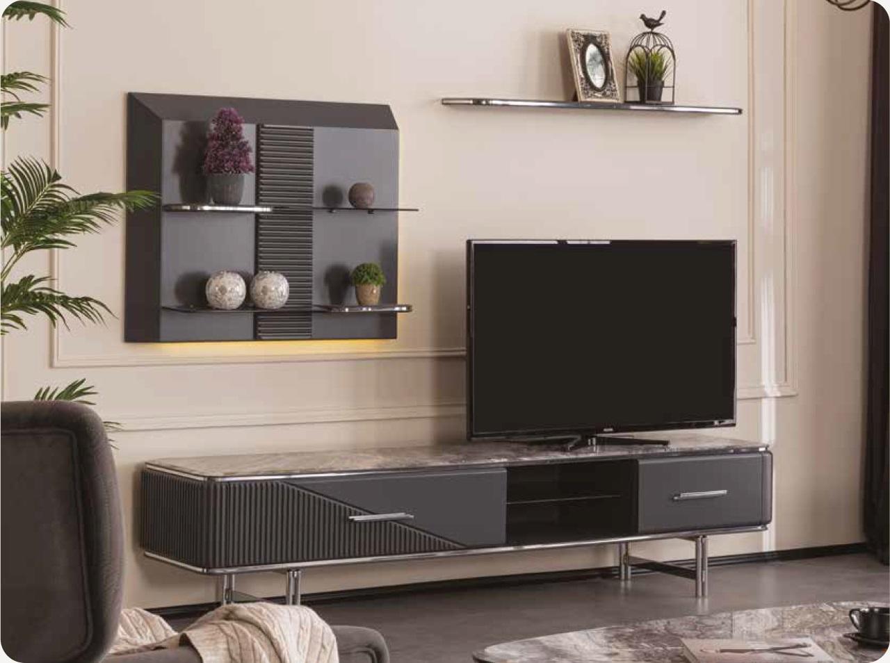 Lowboard rtv Kommode Tisch Luxus Sideboard tv Wohnzimmer Kommoden Holz