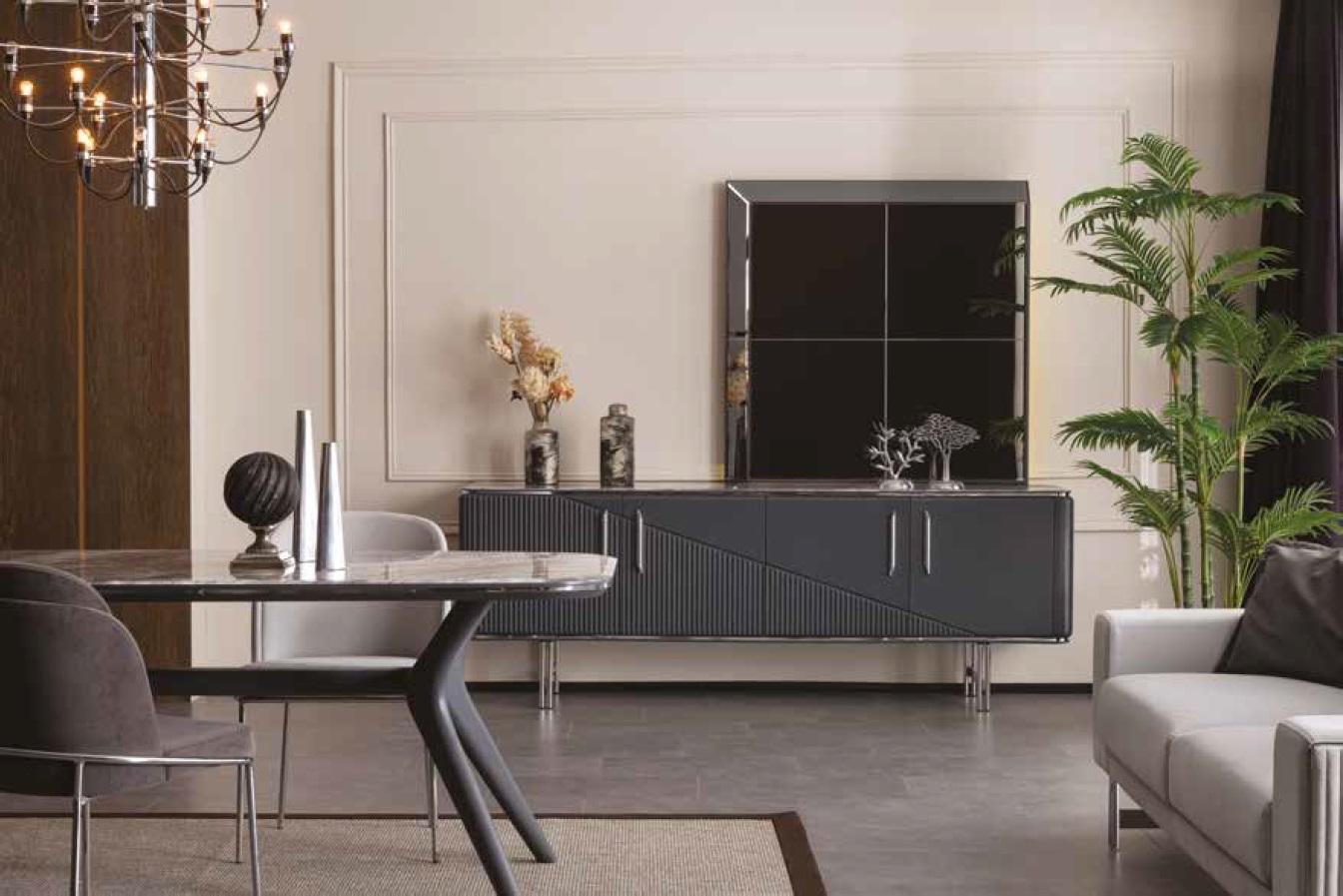 Sideboard Lowboard Kommode Tisch Anrichte Luxus Wohnzimmer Kommoden Holz
