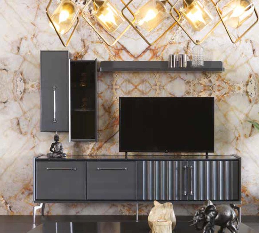 Luxus tv Ständer Wohnzimmer rtv Lowboard Sideboard Kommode Wohnwand Modern