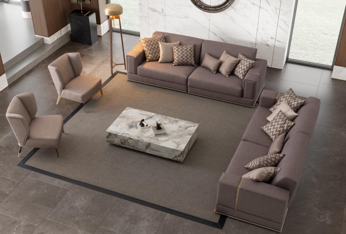Italienische Stil Möbel Big Sofa Couch 4 Sitzer Wohnzimmer Luxus Möbel