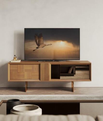 tv Sideboard rtv Wohnzimmer Design Regal Braun Holz Regale Lowboard Italien Neu