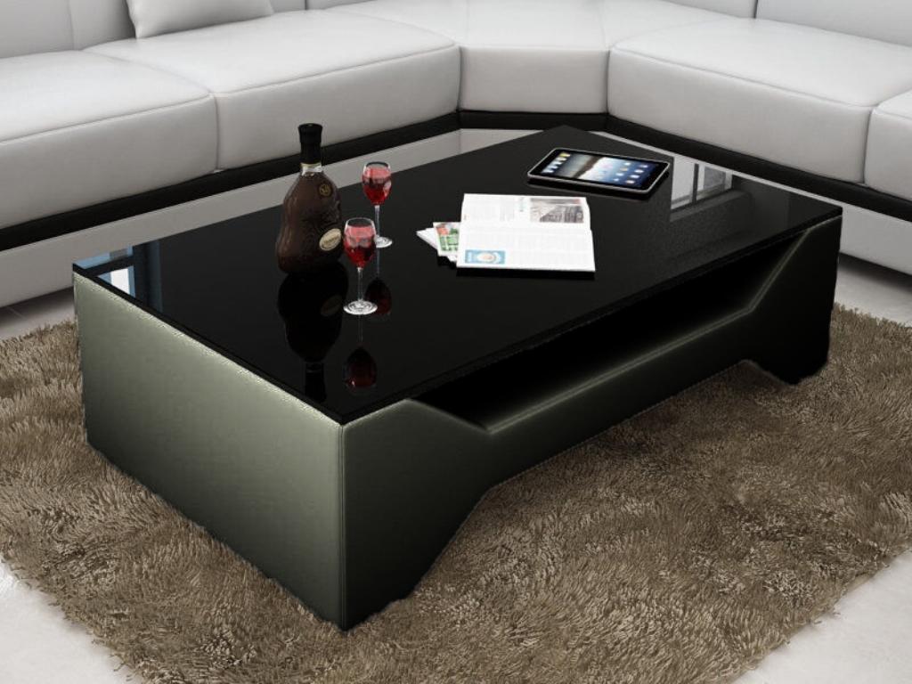 Klassischer Luxus Designer Couchtisch Sofa Wohnzimmer Tisch Leder Tische Sofort
