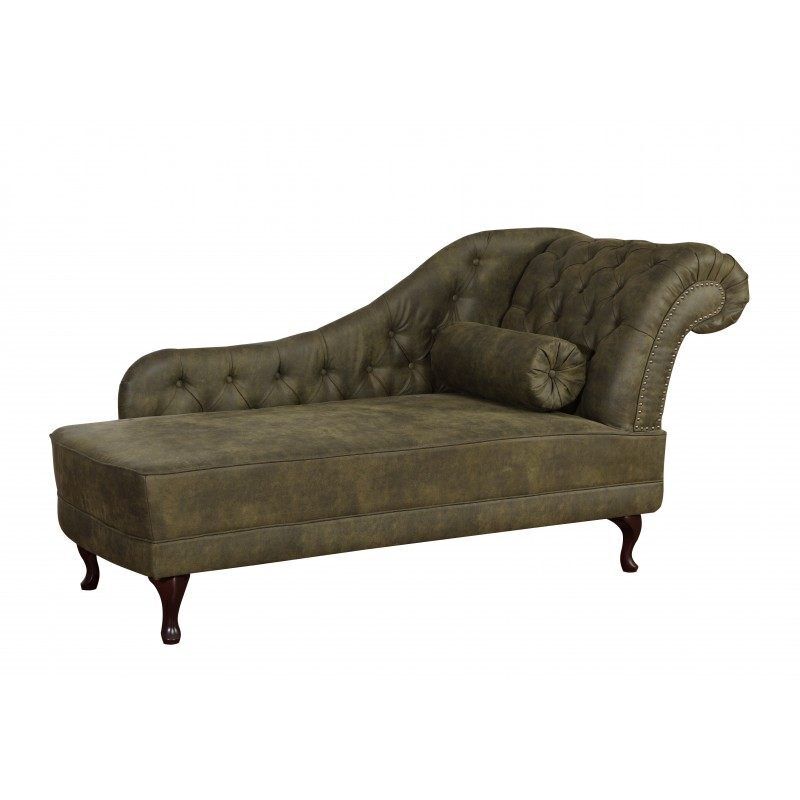 Chaiselongues Chesterfield Pako Liege Chaise Leder Sofa Relax Vintage Sofort