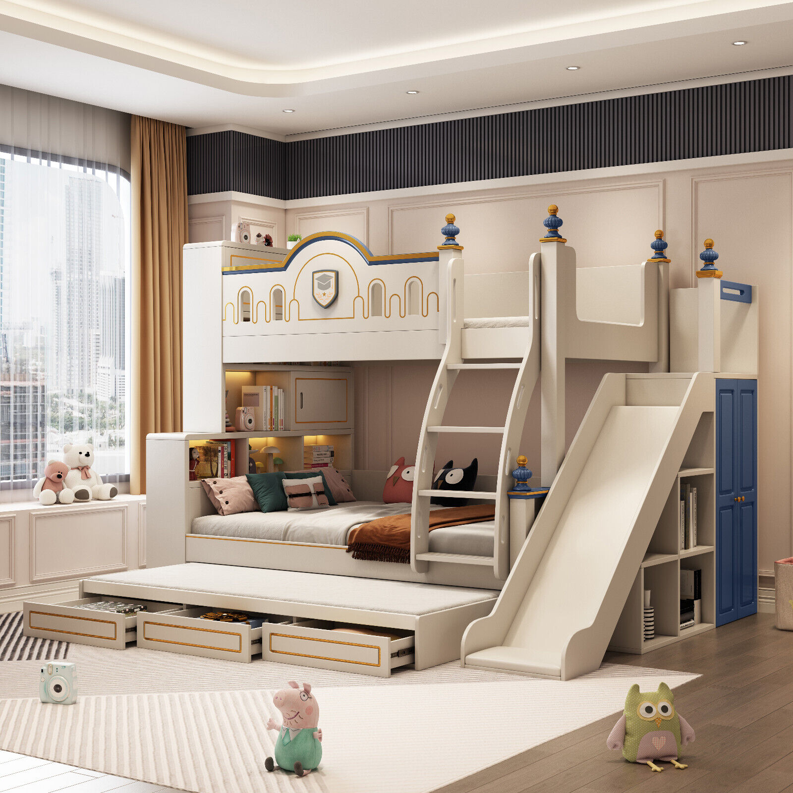 Etagenbett Kinderbett Jugendbett Kids Design Modern Bett Kinderzimmer Sofort