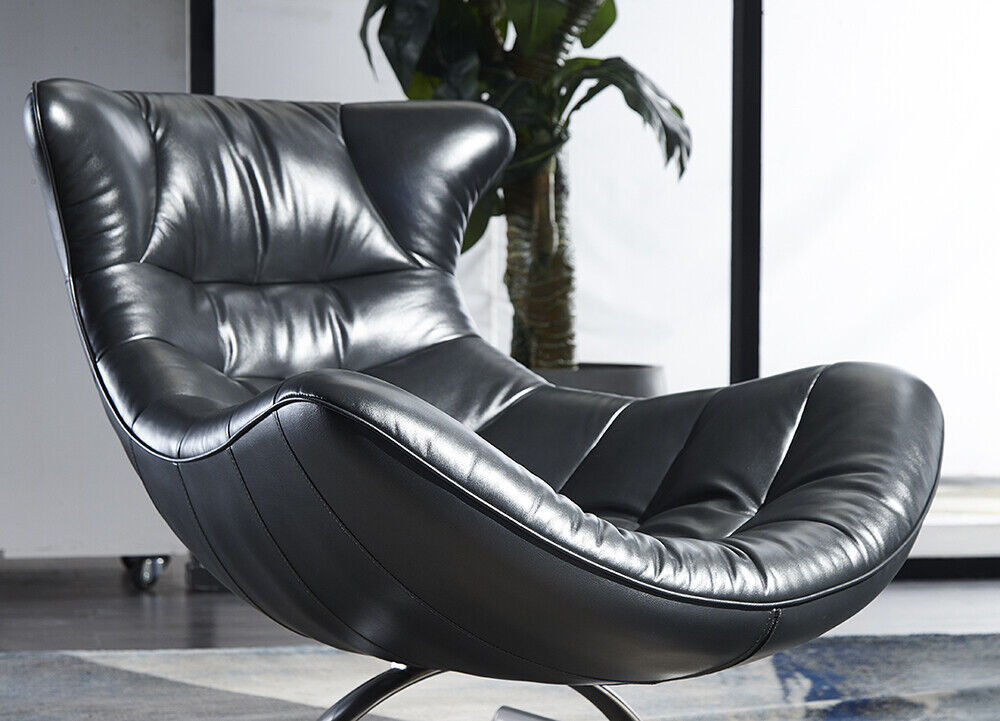 Sessel Design Couch Sofa Sitzer Leder Lounge Club Polster Ohren Relax Sofort