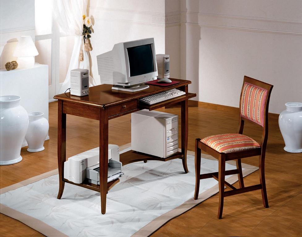 Schreibtisch Möbel Einrichtung Sekretär Laptoptisch mit Schubladen Büro