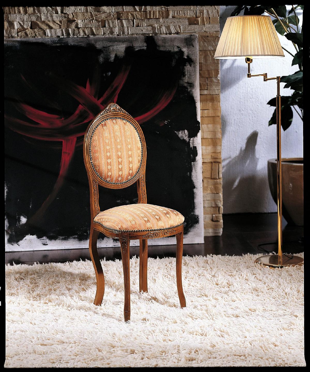 Esszimmer Holz Möbel Stühle Luxus Design Polster Stuhl Lehn Sitz Büro Neu