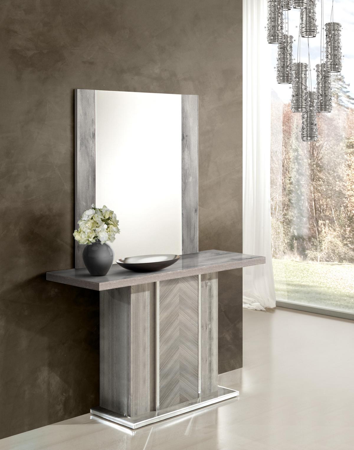 Set Konsolentisch Spiegel Design Luxus Konsolen Tisch Konsole Sideboard Möbel