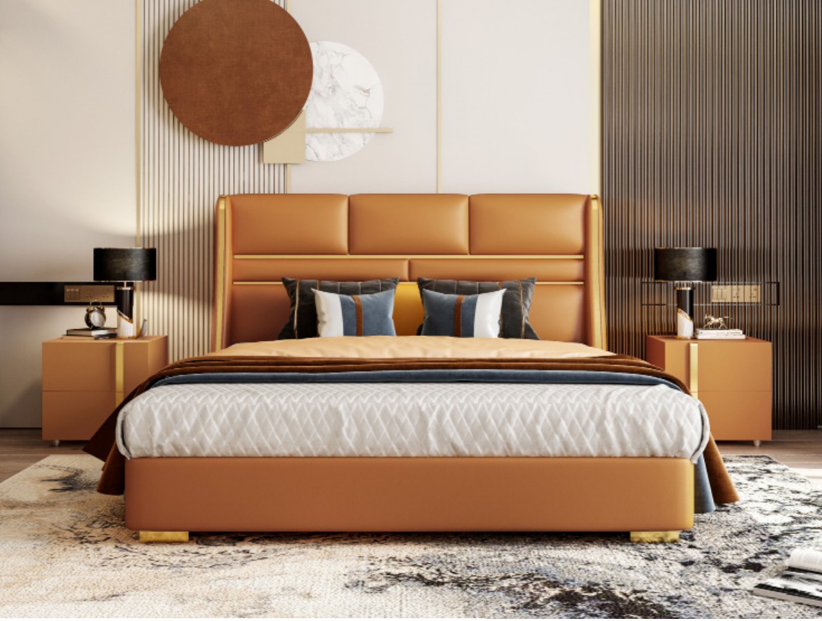 Klassisches Bett Doppelbett Betten Holz Landhaus Stil Schlafzimmer