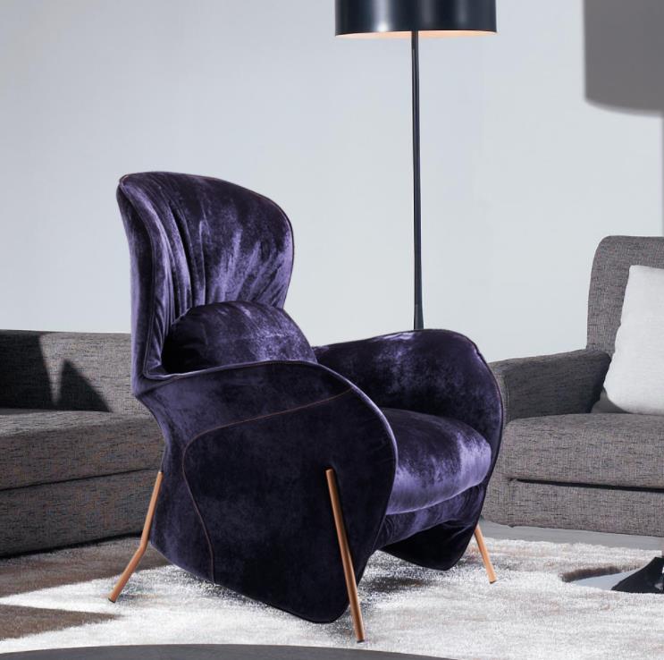 Sessel Club Lounge Designer Stuhl Polster Sofa 1 Sitzer Relax