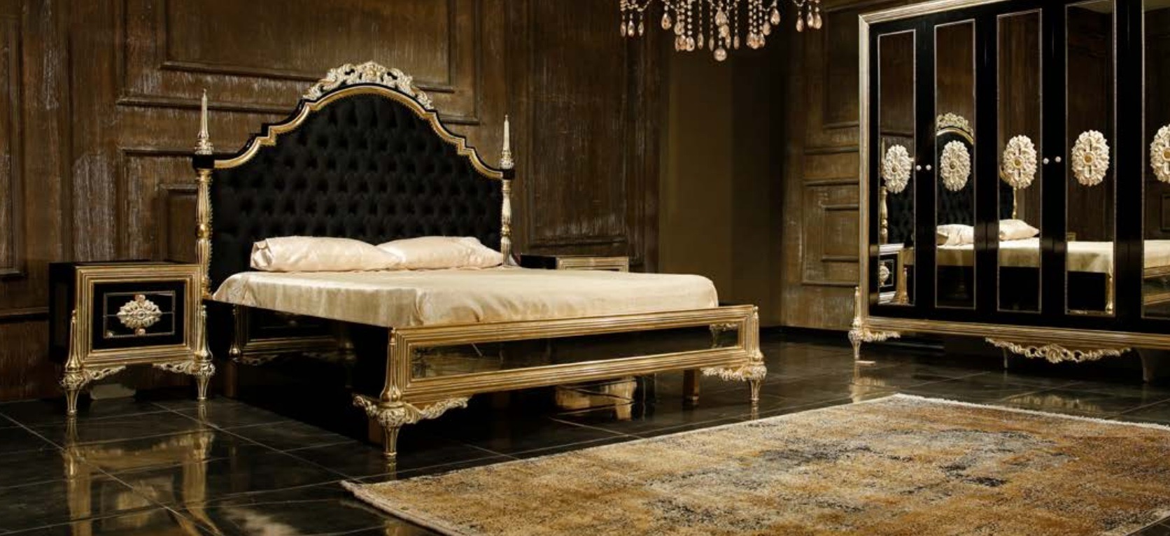 Luxus Bett Klassische Betten Bettgestelle Doppelbett Chesterfield