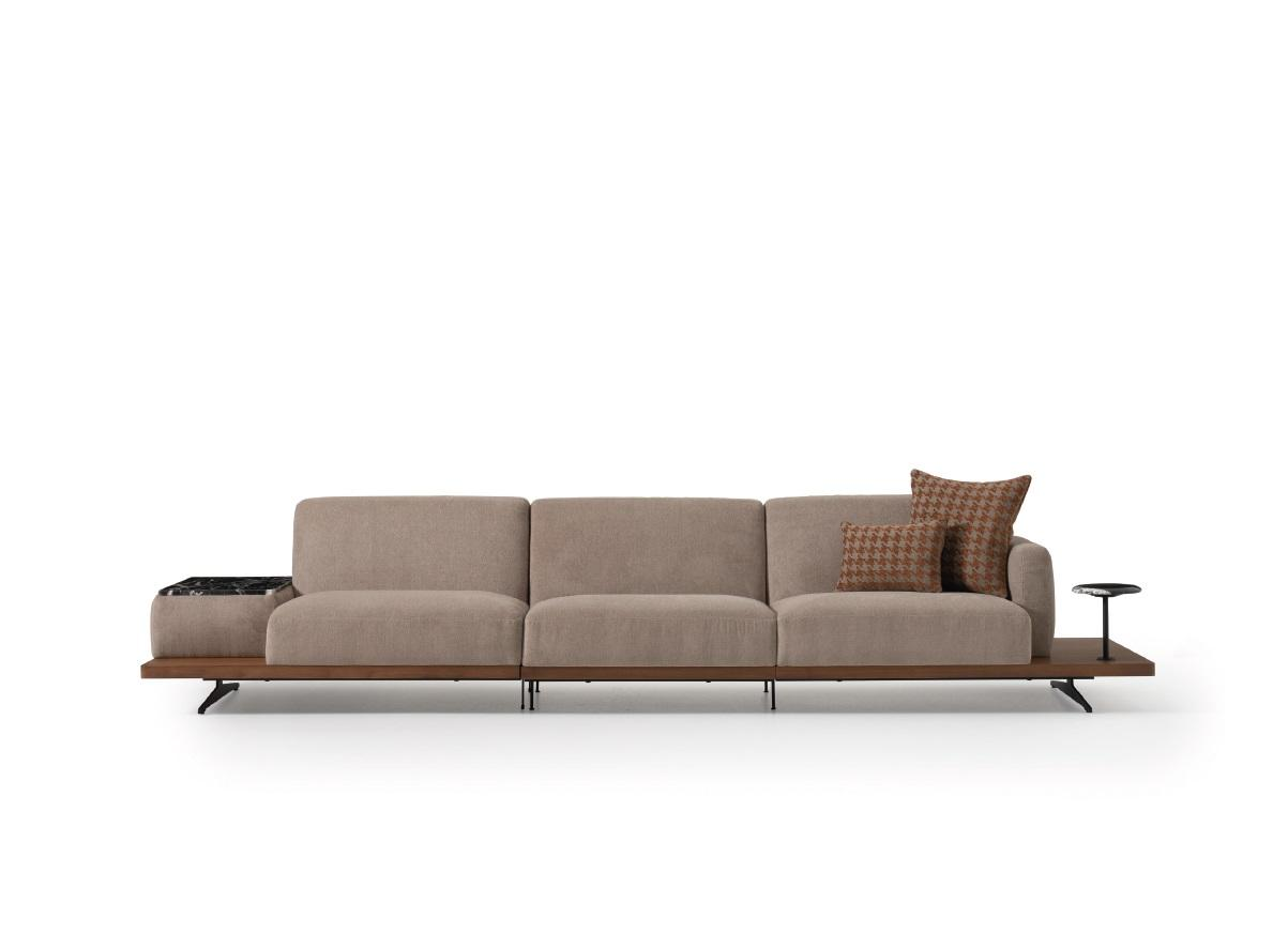 Luxus Viersitzer Sofa Couch 4 Sitz Möbel Sofas Stoff