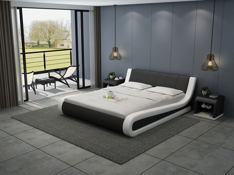 Leder Bett Design Polster Betten Luxus Doppel 140/160/180 LB8829