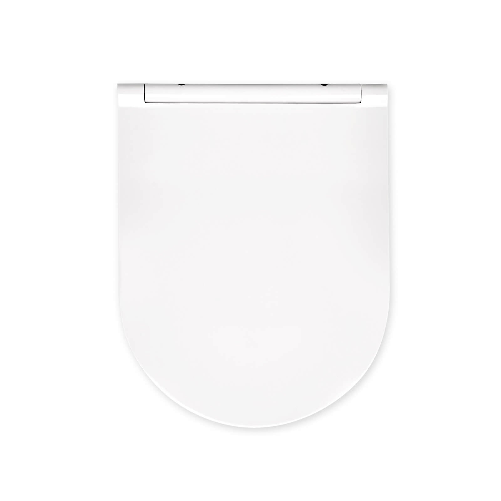 EMKE WC-Sitz „TSU01W“ abnehmbar weiß mit Absenkautomatik (LxB 46.7×36.2 cm)
