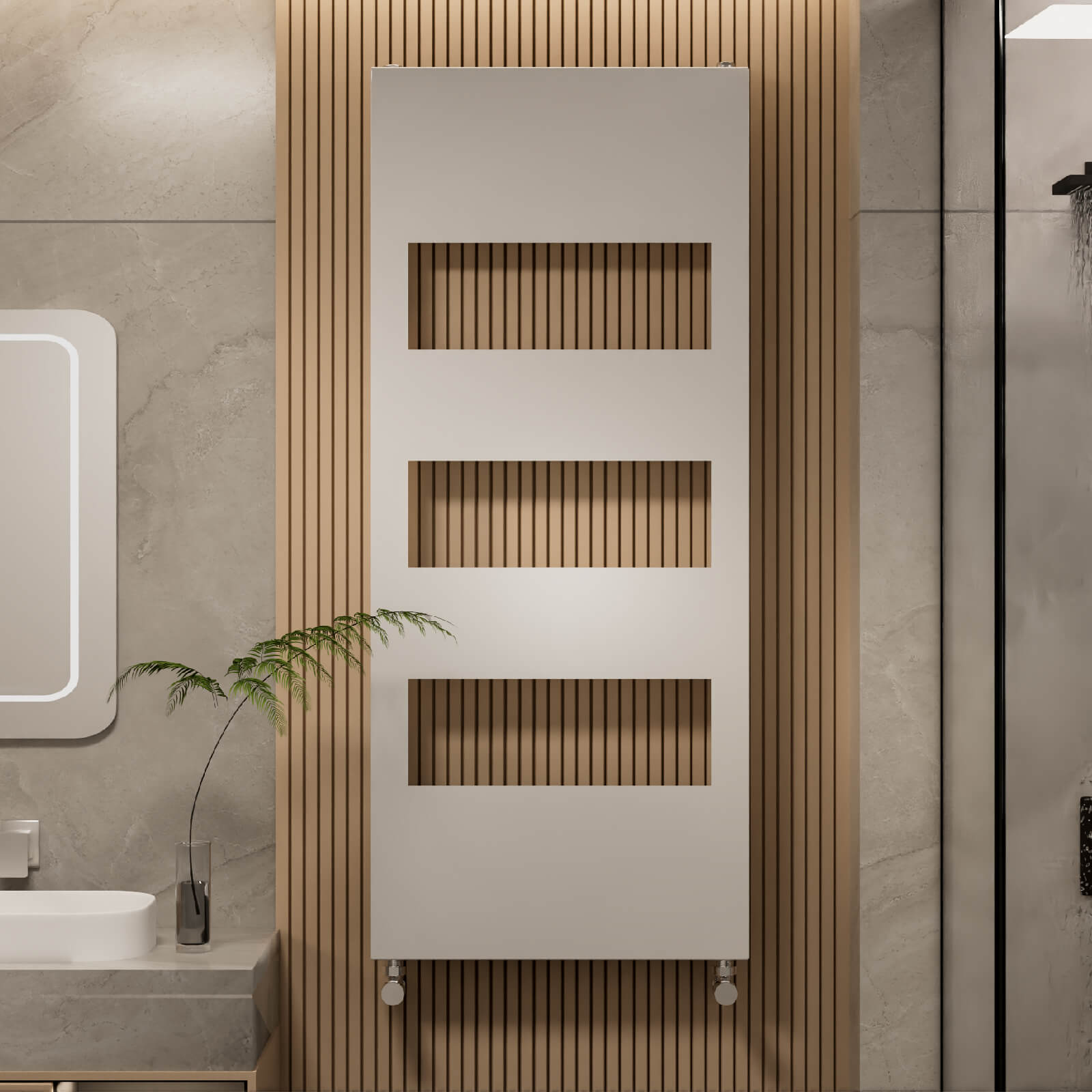 Der EMKE Badheizkörper im modernen Design ist die perfekte Ergänzung für jedes moderne Badezimmer. Dieser stilvolle Handtuchwärmer sorgt nicht nur für Wärme und Komfort