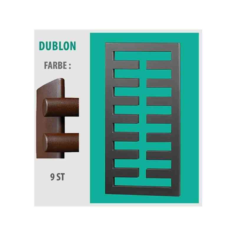 Dublon – badheizkörper mittelanschluss heizkörper Farbe: 9ST – Höhe: 1050 mm