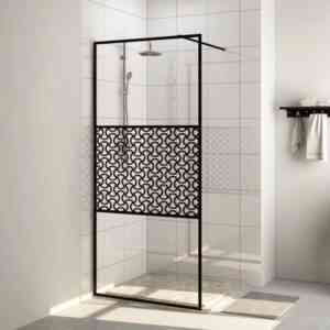 Duschwand für Begehbare Dusche, Duschtrennwand, Walk-In Dusche, Glastrennwand mit Klarem esg Glas 90x195 cm KLI20233 Maisonchic