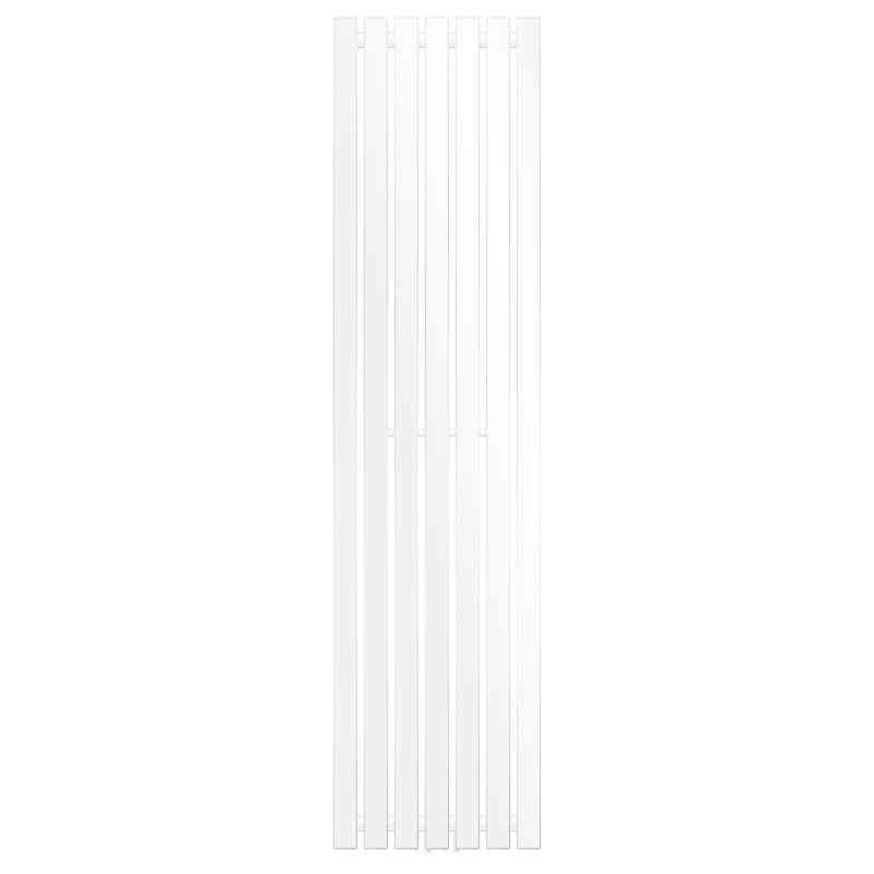 Ecd Germany Paneelheizkörper Vertikal, 370x1400 mm, Weiß, mit Mittelanschluss, Design Flach Heizkörper, Einlagig Badheizkörper, Designheizkörper