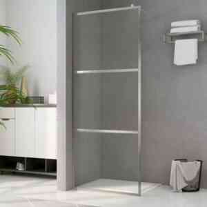 Hommoo - Duschwand für Begehbare Dusche mit Klarem ESG-Glas 140x195 cm