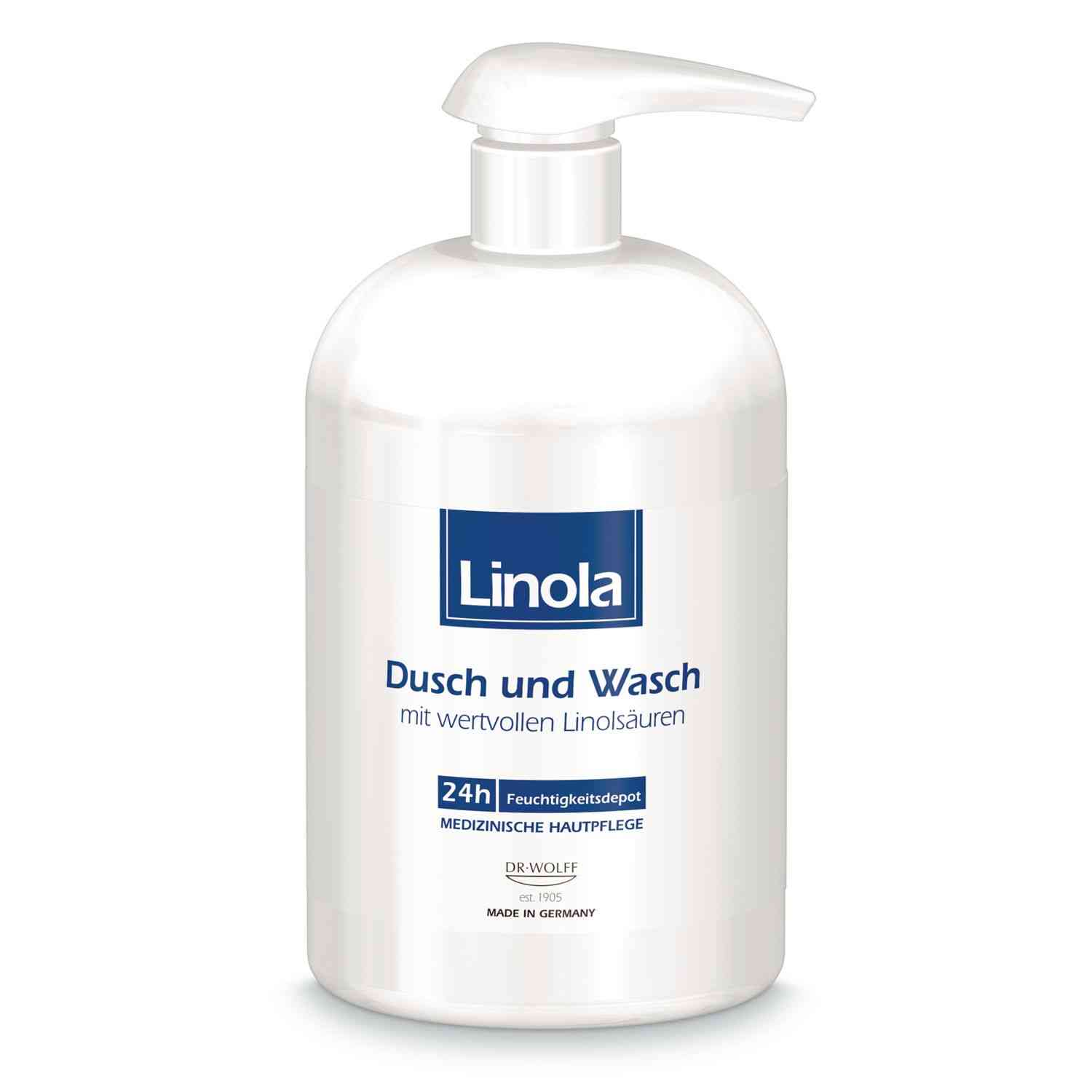 Linola Dusch und Wasch – Duschgel für trockene oder zu Neurodermitis neigende Haut