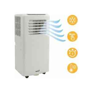 Mobile Klimaanlage 4-in-1 - 7.000 btu - 33x68x28 cm - Klimagerät mit fensterabdichtung - Weiß - white - Maxxhome