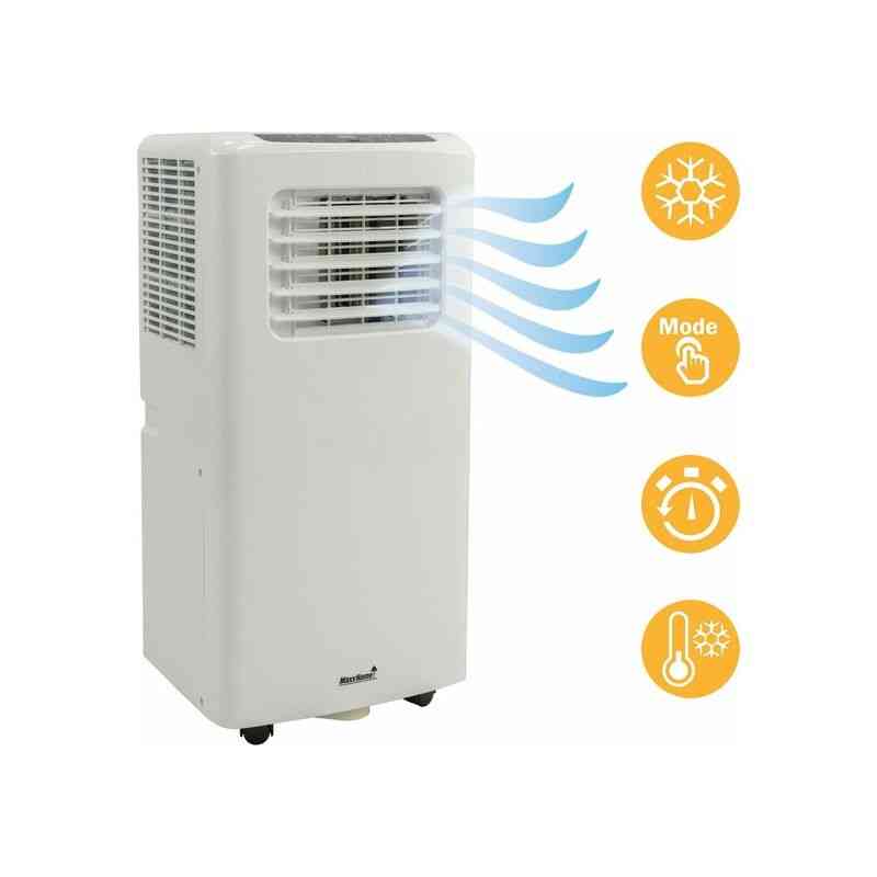 Mobile Klimaanlage 4-in-1 - 7.000 btu - 33x68x28 cm - Klimagerät mit fensterabdichtung - Weiß - white - Maxxhome