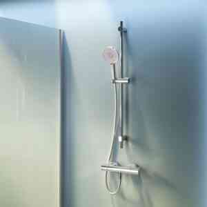 Set für Dusche: Brausethermostat& Duschset (Handbrause&Stange)Brauseset: Handbrause, Duschstange und ThermostatDuschset und Duschthermostat,