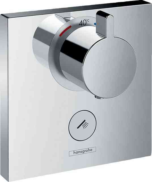 hansgrohe Brausethermostat ShowerSelect HighFlow Unterputz für 1 Funktion und einen zusätzlichen Abgang, chrom