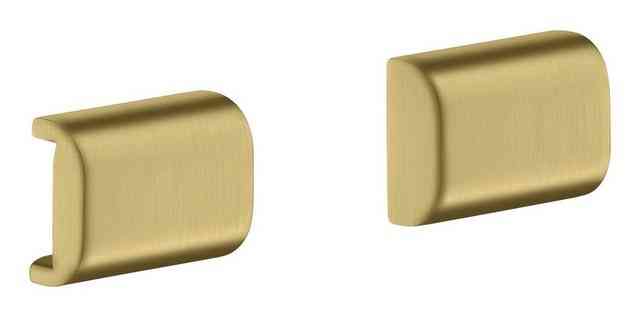 hansgrohe Haltegriff Axor Universal Softsquare, Abdeckung für Reling – Brushed Brass