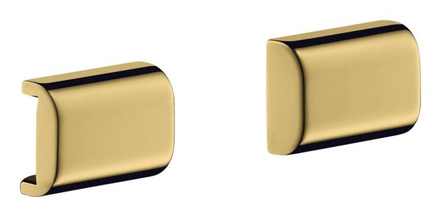 hansgrohe Haltegriff Axor Universal Softsquare, Abdeckung für Reling - Polished Gold Optic