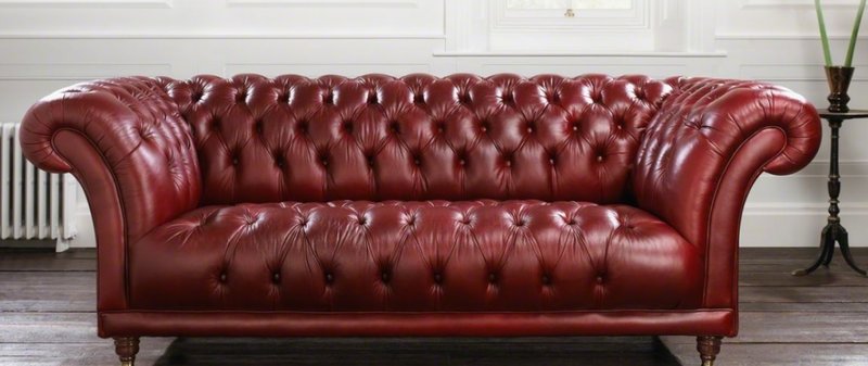 Chesterfield Couch Polster Burgund Sofa XXL Big Sofas 3 Sitzer Textil Leder