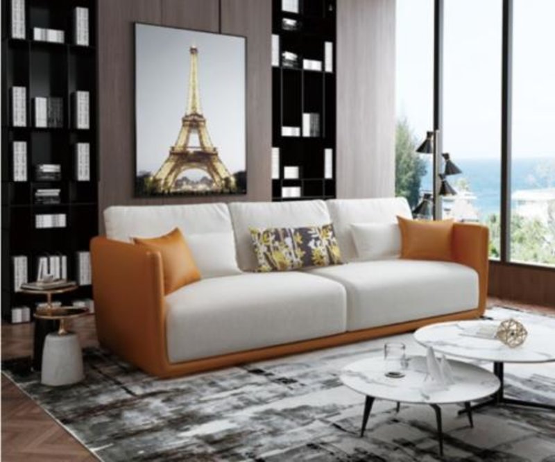 Sofa 4 Sitzer mit Couchtisch Big XXL Couch Sofas Couchen Wohnzimmer