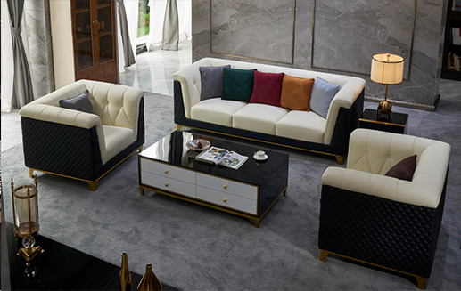 Sofagarnitur Leder Couch Garnituren Design Modern Sofa 3+2+1