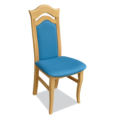 Stuhl 1x Ess Zimmer Polster Stuhl Sessel Fernseh Lounge Club Textil Lehntstühle