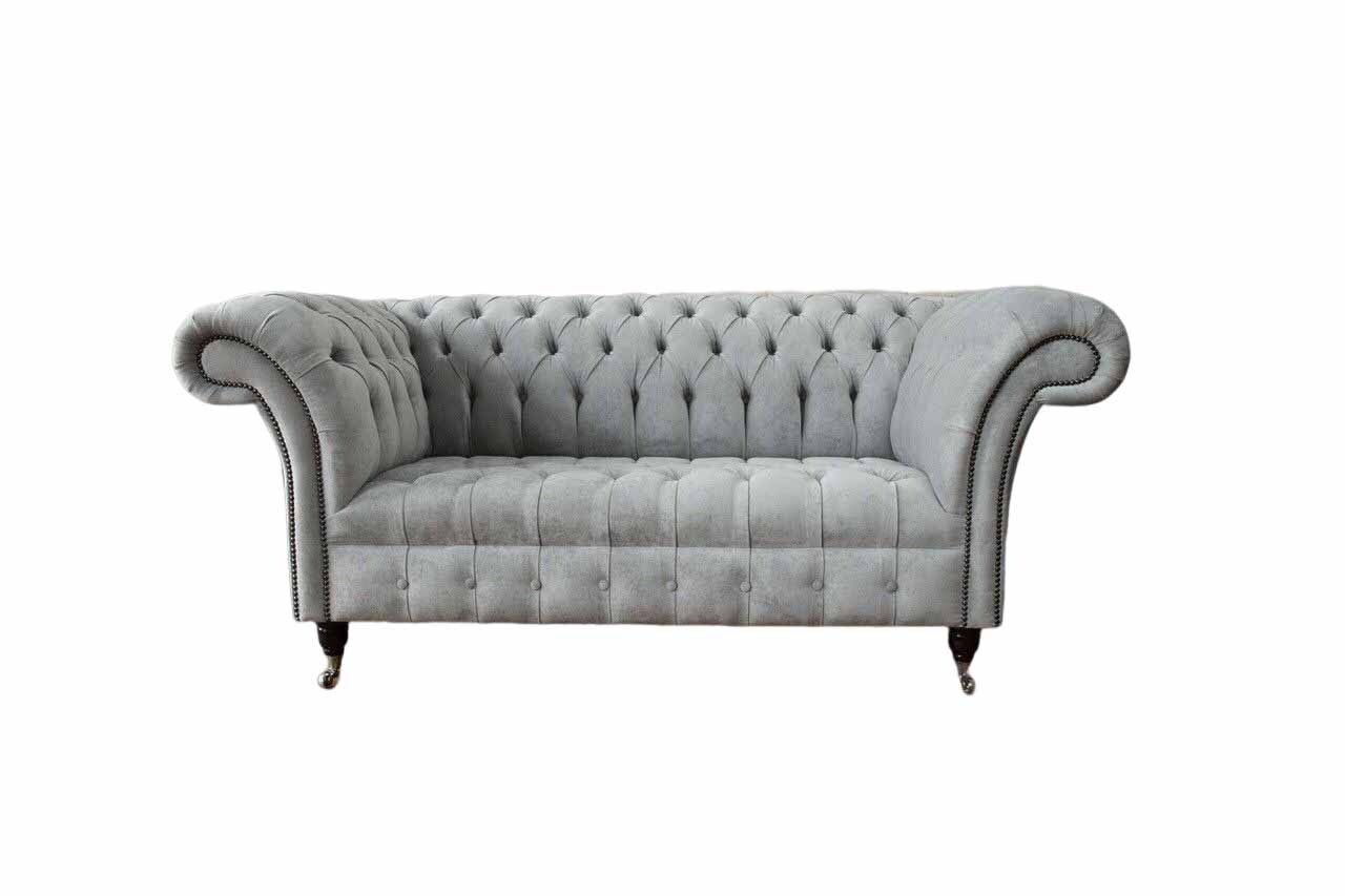 Design Couch Sofas Stoff Modern Sofagarnitur 2 Sitzer Dreistzer Polster