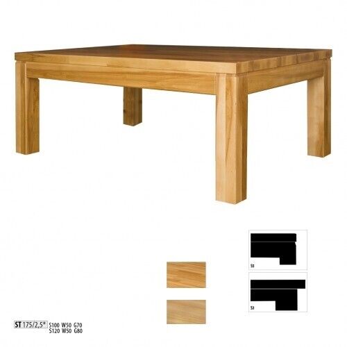 Couchtisch Holztisch Echtholz Tischplatte Beistelltisch Tisch 120×80 Couchtische