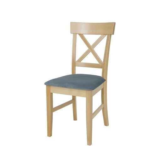 Stühle Stuhl Lehnstuhl Textil Neu Massiv Holz Sessel Polster Lehn Leder Lounge