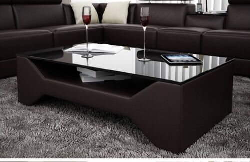 Klassischer Luxus Designer Couchtisch Dekor Sofa Wohnzimmer Tisch Leder