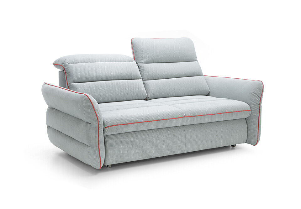 Sofa 2 Sitzer Zweisitzer Schlaf Sofa Möbel Stoff Luxus Multifunktion Couch Neu