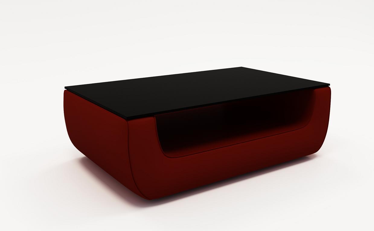 Glastisch Design Tische Moderner Couch Sofa Wohnzimmer Leder Beistell