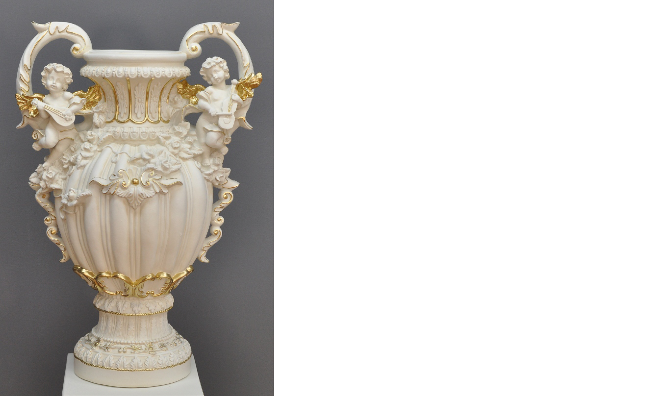 XXL Vase Tisch Dekoration Dekorative Vasen Figur Antik Stil Kelch Skulptur