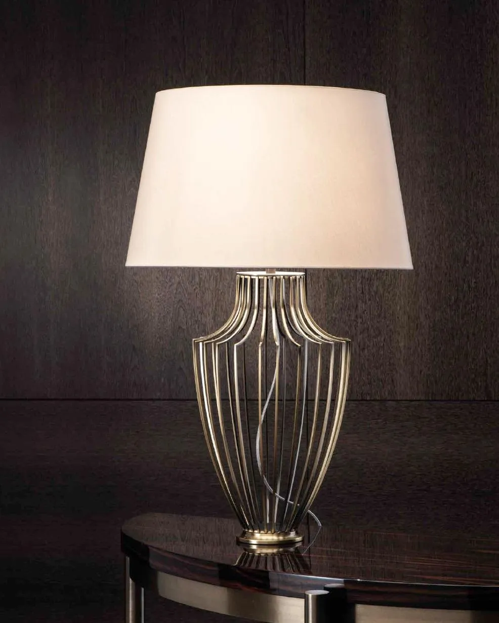 Tischleuchte Tischlampe Lampe Wohnzimmer Nachttischlampen neu Metall