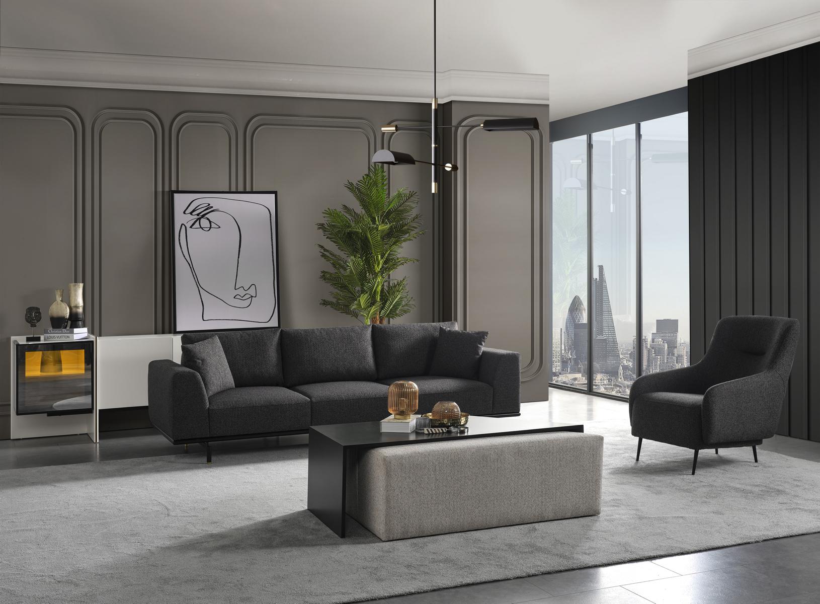 Wohnzimmer Sofagarnitur 41 Sitzer Couch Polster Luxus möbel 3tlg. Couch